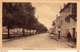 SAUZE-VAUSSAIS  Arrivée De Sauzé, Route De Melle. Très Bon état - Sauze Vaussais