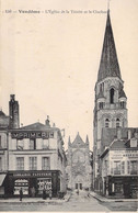 CPA - 41 - Vendôme - L'église De La Trinité Et Le Clocher - Imprimerie - Chartier Vendôme - Oblitérée à Vancé Sarthe - Vendome