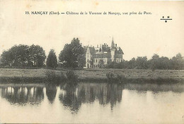 - Cher -ref-814- Nançay - Chateau De La Varenne Et Nançay - Vue Prise Du Parc - Chateaux - - Nançay