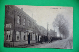 Campenhout 1928 : Tramstatie Animée Avec Calèche. RARE - Kampenhout