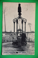 Saintes 1907: Fontaine Miraculeuse De Sainte Renelde Animée Avec Deux Enfants. Rare - Tubize