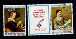 Burundi 1968 - Semaine Internationale De La Lettre écrite - Used Stamps
