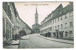 Poftkarte KUSEL - Rhénanie-Palatinat- Marktstrabe Mit Markplatz -  - Circulée 1919  -  Scans Recto Verso - Kusel