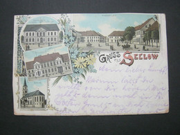 SEELOW  , Schöne Karte Um 1898 , 2 Seitig Min. Angeschnitten - Seelow