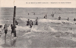 CPA - 44 - LA BAULE SUR MER - Baigneurs à La Marée Montante - Animée - F Chapeau Imp NANTES - La Baule-Escoublac