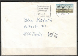 Berlin; ATM: MiNr. 1, Auf Portoger. Brief In Berlin; F-248 - Timbres De Distributeurs [ATM]