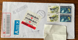 Cover Belgium -> Argentina - AL REMITENTE / RETURN TO SENDER - Lettres & Documents