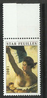 France  2001  Vignette Star Feuille Delacroix " La Liberté Guidant Le Peuple Neuf * * TB = MNH VF  Soldé ! ! ! - Neufs