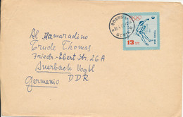 Bulgaria Cover Sent To Germany DDR 30-4-1965 Single Franked - Briefe U. Dokumente