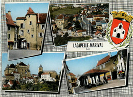 Lacapelle Marival * Souvenir Du Village * Cp 4 Vues - Lacapelle Marival