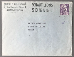 France Enveloppe Griffe "ECHANTILLONS SOIERIES" - (W1596) - 1921-1960: Modern Tijdperk