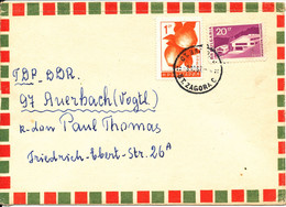 Bulgaria Air Cover Sent To Germany DDR 3-10-1967 Topic Stamps - Airmail