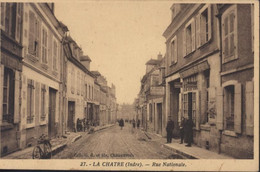 CP CPA Carte Postale La Chatre Indre Rue Nationale Coll G.G. Et Fils Châteauroux - La Chatre