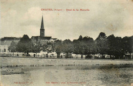 Chatel * Quai De La Moselle Et Vue Sur La Commune - Chatel Sur Moselle