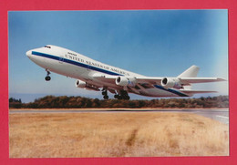 BELLE PHOTO REPRODUCTION AVION PLANE FLUGZEUG - BOEING 747 UNITED STATES OF AMERICA AU DÉCOLLAGE - Luchtvaart