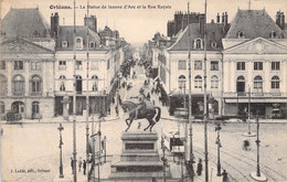 CPA - 45 - Orléans - La Statue De Jeanne D'Arc Et La Rue Royale - Orleans