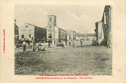 Athienville * Vue Intérieure Sur Le Village * La Place * Ww1 * Guerre 1914 1918 - Luneville