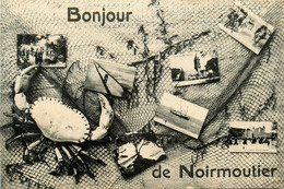 Noirmoutier * Bonjour De L'ile * Souvenir * Cpa Multivues - Noirmoutier