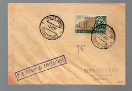 LAB830 (EML) - TRIESTE  AMG-FTT , Busta FDC  2.2.1952 - Marcofilie