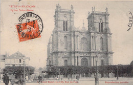 CPA - 51 - Vitry Le François - Eglise Notre Dame - Au Grand Bazar - Vitry-le-François