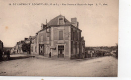 Le Louroux-Béconnais Animée Rue Neuve Route De Segré Commerces - Le Louroux Beconnais