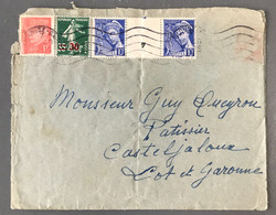 France, Divers Sur Enveloppe Dont Mercure Avec Millésime 7 - (A1128) - 1921-1960: Modern Tijdperk