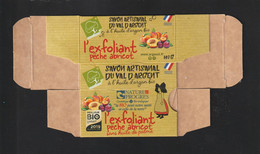 Emballage De SAVON - L'EXFOLIANT . PÊCHE ABRICOT - Savon Artisanal Du Val D'Argent En Alsace - 4 Scan & Photo - Labels