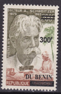 BENIN 2007 2008 MICHEL 1427 300F /200F Val 45€ - DOCTEUR DR DOCTOR SCHWEITZER PALM - OVERPRINTED OVERPRINT SURCHARGE MNH - Bénin – Dahomey (1960-...)