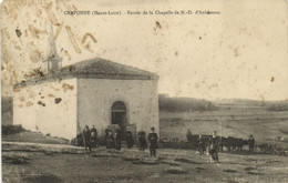 CPA CRAPONNE (Haute-Loire) - Entrée De La Chapelle De N.D. D'Aubessons (170330) - Craponne Sur Arzon