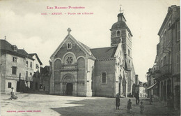 CPA Les Basses-Pyrenées ARUDY - Place Du L'Église (172000) - Arudy