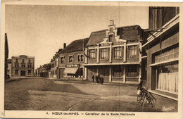 CPA NOEUX-les-MINES - Carrefour De La Route Nationale (172655) - Noeux Les Mines