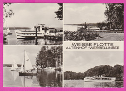 282846 / Germany - Altenhof  Werbellinsee - Weisse Flotte , Ship "Adler" "Wodan" Sailing Boat 1978 PC Deutschland - Finowfurt