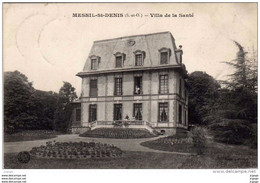 MESNIL-ST-DENIS Villa De La Santé. Carte écrite En 1913.   2 Scans - Le Mesnil Saint Denis