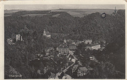 B9064) THARANDT - Schöne Ansicht über Häuser U. Kirche ALT - Tharandt