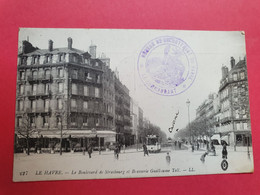 Cachet Du Bureau De Recrutement Du Havre Sur Carte Postale En Fm Pour Conteville En 1915 - N 126 - Oorlog 1914-18