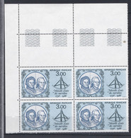 N° 2428 250ème Anniversaire Des ùeisires D'Arcs De Méridien Par Maupertuis: Beau Bloc De 4 Timbres Neuf Impeccable - Unused Stamps