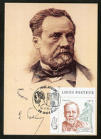 FRANCE (2022) Carte Maximum Card - Louis Pasteur 1822-1895, Dole - 2020-…