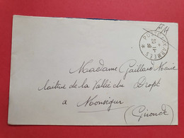 Enveloppe En Fm Du SP 6931 Pour Monségur En 1939 - N 141 - Oorlog 1939-45