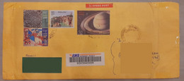 INDIA 25.10.2022 SOLAR ECLIPSE COVER, Posted On 25/10/2022 The Solar Eclipse Day By Registered Speed Post As Per Scan - Briefe U. Dokumente