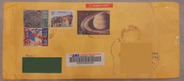 INDIA 25.10.2022 SOLAR ECLIPSE COVER, Posted On 25/10/2022 The Solar Eclipse Day By Registered Speed Post As Per Scan - Asien