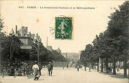 Paris * 15ème * Le Boulevard Pasteur Et Le Métropolitain * Métro - Arrondissement: 15