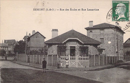 CPA - 95 - ERMONT - Rue Des Ecoles Et Rue Lamartine - Enfants - Ermont-Eaubonne