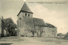 St Sulpice D'excideuil * La Place De L'église Du Village - Autres & Non Classés