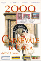 Carnevale Di Capua (Caserta) 114^ Edizione - Annullo Filatelico Del 5/3/2000 - Caserta