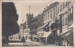 B9102) BAD HALL - OÖ - Hauptplatz - Kutsche - Hotel Zur POST  Alt 1 1928 - Bad Hall