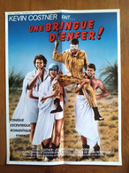 AFFICHE CINEMA ORIGINALE FILM UNE BRINGUE D'ENFER ! 1985 KEVIN COSTNER 52.3CMX39.3CM DE KEVIN REYNOLDS - Affiches & Posters