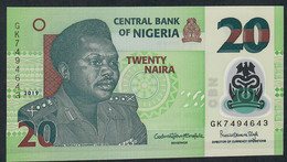 NIGERIA P34t 20 NAIRA 2019 #GK Signature 22    UNC. - Nigeria