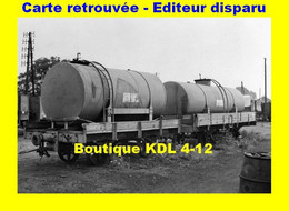 BVA 618-09 - Wagons Citernes N° 2001 Et 2002 - CAUDRY - Nord - CF Cambrésis - Matériel