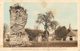 SAINT CLAIR SUR EPTE -les Ruines De L'ancien Donjon - Saint-Clair-sur-Epte