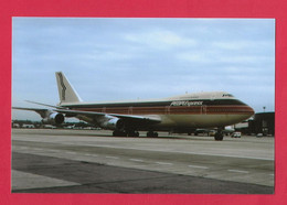 BELLE PHOTO REPRODUCTION AVION PLANE FLUGZEUG - USA BOEING 747 PEOPLE EXPRESS - Aviación